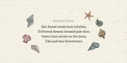 Coastal Notes Font Poster 8