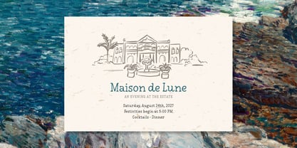 Coastal Notes Font Poster 2