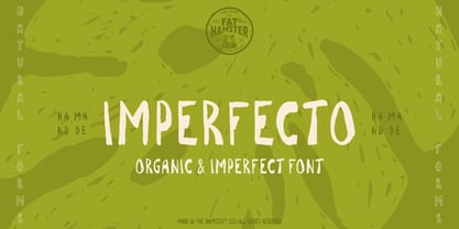 Imperfecto Font Poster 1