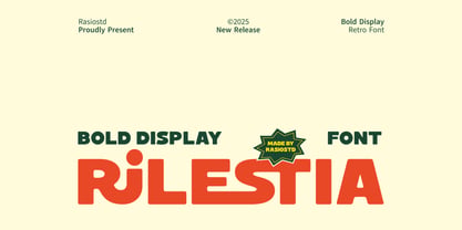 Rilestia Font Poster 1