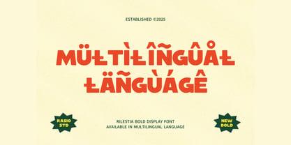 Rilestia Font Poster 6