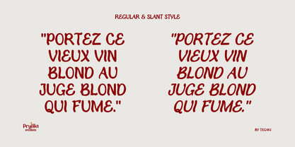 Pryella Modiste Font Poster 12