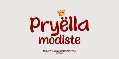 Pryella Modiste Font Poster 1