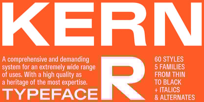 Kern Font Poster 1