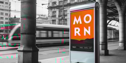 Morn Font Poster 5