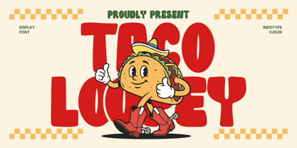 IT Tacoloopey Font Poster 1