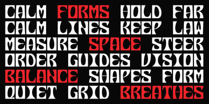 Nabsor Font Poster 8
