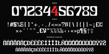 Nabsor Font Poster 10