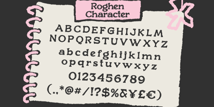 Roghen Font Poster 11