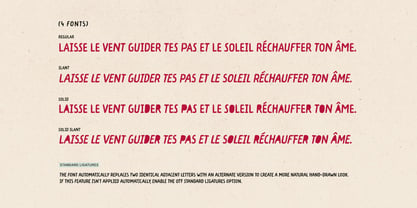 Almond Croissant Font Poster 5