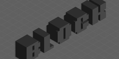 8 Bit Font Poster 3