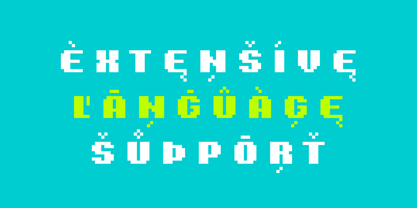 8 Bit Font Poster 9
