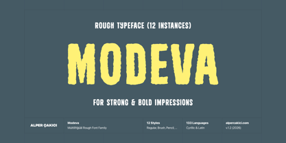 Modeva Font Poster 1