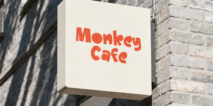 Monkey Dancing Font Poster 10