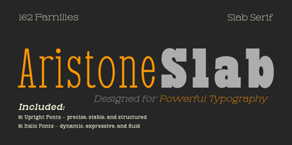 Aristone Slab Font Poster 1