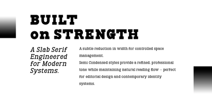 Aristone Slab Font Poster 4
