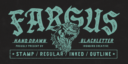 Fargus Font Poster 1