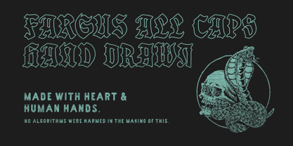 Fargus Font Poster 4