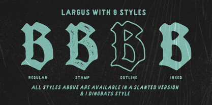 Fargus Font Poster 2