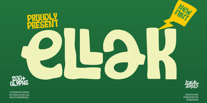 Ellak Font Poster 1