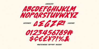 MC Gazev Trip Font Poster 6