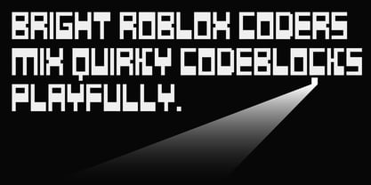 Blocode Font Poster 3