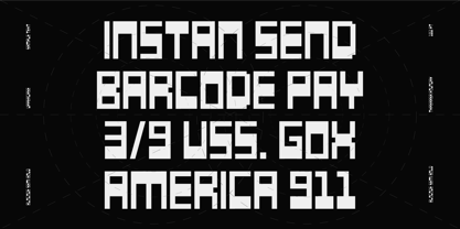 Blocode Font Poster 6