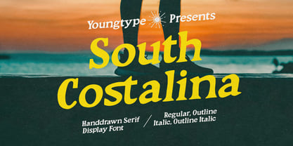 South Costalina Font Poster 1