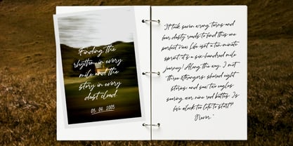 Paper Rhythm Font Poster 4