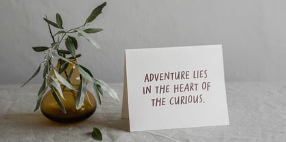 Explorers Ballpen Font Poster 11