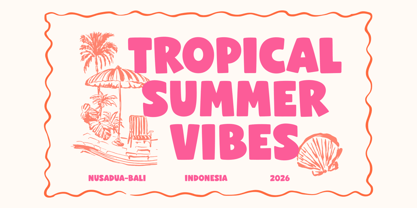 Chunky Bolde Font Poster 3