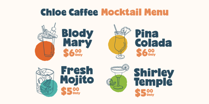 Chunky Bolde Font Poster 8