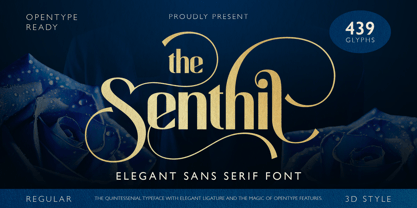 Senthil Font Poster 1