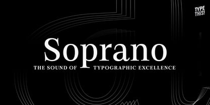 Soprano Font Poster 2