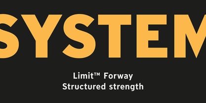 Limit FRWY Font Poster 2