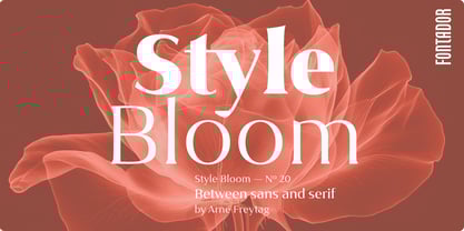 Style Bloom Font Poster 1