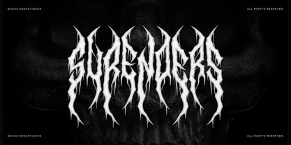 Soulcrave Font Poster 4