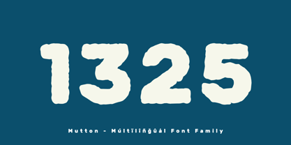 Mutton Font Poster 9