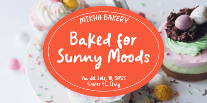 Happy Muffin Font Poster 3