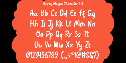 Happy Muffin Font Poster 9