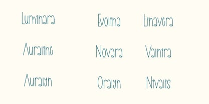 Novaline Font Poster 4