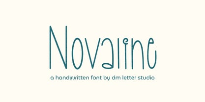 Novaline Font Poster 1
