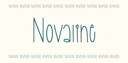 Novaline Font Poster 3