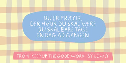 Peaceful Day Font Poster 6