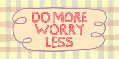 Peaceful Day Font Poster 3