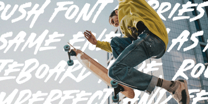 White Shadows Font Poster 6