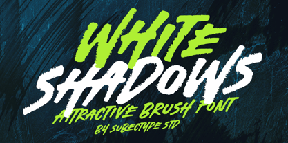 White Shadows Font Poster 1