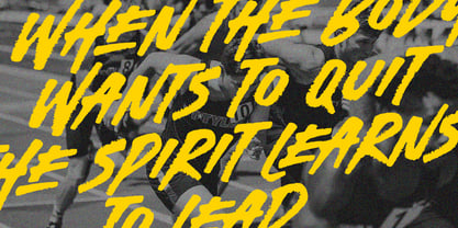 White Shadows Font Poster 3