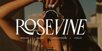 Rosevine Font Poster 1