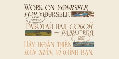 Rosevine Font Poster 2